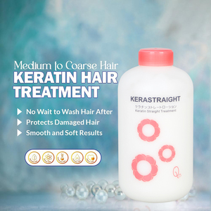 Perawatan Pelurusan Rambut Keratin Brasil Asam Glukosilat, Sistem Pelurusan Blowout untuk Rambut Kering dan Rusak, Bebas Formaldehida - Product Image 6