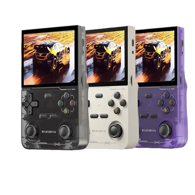 GAMINJA K36 Open Source Linux OS Game Plasyer Emulator 3.5 Inch HD IPS Screen Retro Handheld Video Game Console