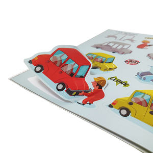 <span class=keywords><strong>Libro</strong></span> de pegatinas grande personalizado de fábrica para niños, regalos para niños, juguetes educativos hechos a mano para bebés, <span class=keywords><strong>libro</strong></span> de pegatinas reutilizable - Product Image 2