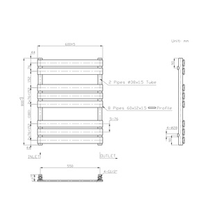 <span class=keywords><strong>Meubles</strong></span> de salle de bain électrique Wifi blanc avec contrôleur, chauffe-<span class=keywords><strong>serviette</strong></span>, radiateur, chauffe-eau, mode, acier inoxydable - Product Image 6