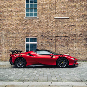 Nouveau kit carrosserie en fibre de carbone pour SF90, style SF90FXX amélioré, pare-chocs avant/arrière, jupes latérales, spoiler, capot, feux arrière, auto-adhésif - Product Image 4