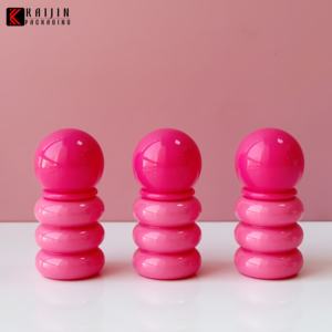 Tubos de lápiz labial y brillo de labios bonitos de 3ml, envases de plástico cosméticos personalizados con cepillo, recipientes de aceite labial, botella de esencia - Product Image 3