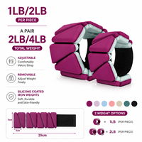 Bracelet en silicone unisexe personnalisé bicolore, triangulaire, avec fermeture Velcro, pour poignet, cheville, yoga, entraînement de force, course à pied