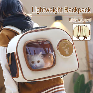 Düşük MOQ Hoopet görüntülenebilir pencere Pet köpek kedi sırt çantası bagaj kutusu çanta taşıyıcı sessiz tekerlekler ile - Product Image 5