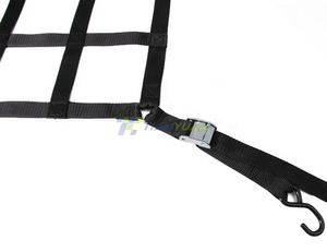 भारी शुल्क उच्च शक्ति पॉलिएस्टर पॉलीप्रोपाइलीन आउटडोर कार्गो नेट काले ट्रक बिस्तर कार्गो नेट - Product Image 3