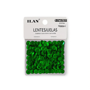 Paillettes ILAN 6mm Verdi 15g Decorazioni Artigianali Rotonde in PET - Product Image 1