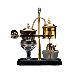 Royal Belge En Acier Inoxydable Espresso Aspirateur Siphon Cafetière Pot Portable Brasseur avec Verre Équilibrage Métal Matériel - Product Image 5
