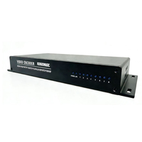 Codificador de Transmisión en Vivo de 8 Canales 8 1 H.265 H.264 1080P HD, Protocolos HLS/RTMP/RTSP/SRT, Audio AAC MP3, Velocidad de Bits VBR/CBR para