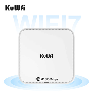Access Point da Soffitto WiFi7 KuWFi 3600Mbps con Porta 2.5G, <span class=keywords><strong>Rete</strong></span> Wireless per 128 Utenti, per Hotel e Scuole, con Porta Gigabit RJ45 - Product Image 1