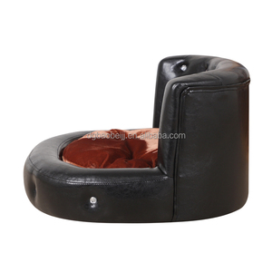 Lit pour animaux de compagnie rond imperméable, facile à nettoyer, maison pour chat, lit pour chien résistant au vent toute saison - Product Image 3