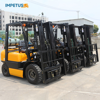 Forklift Impetus Bersertifikasi EPA 5 Ton Berbahan Bakar LPG dan Bensin dengan Tiang Triplex