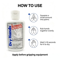 Craie liquide transparente haute adhérence pour mains sèches 50ml – Sans dégâts pour la pole dance, le baseball, le softball, le tir, le disc golf