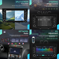 Podofo 7 pouces 4 + 64GB pour Peugeot 308 T7 2007-2014 408 2022-2024 Android autoradio sans fil CarPlay Android Auto GPS vente en gros