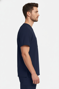 Ensembles de blouses tissées en spandex pour la vente en gros – Uniformes de travail personnalisables pour cliniques dentaires, cliniques vétérinaires, salons de beauté et soignants - Product Image 3