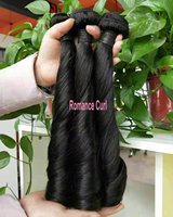 Lot de Cheveux Brésiliens Vierges 100% Naturels Grade 9A-10A, Bouclés Afro Kinky, Boucles Italiennes, Boucles Funmi, Boucles Lala, Boucles Romance, Boucles Jerry - Prix Abordable