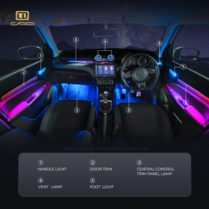 ชุดไฟตกแต่งภายในรถยนต์ 'CARDI' D8 OEM สำหรับ <span class=keywords><strong>Suzuki</strong></span> <span class=keywords><strong>Swift</strong></span> 2017 โซลูชั่นไฟ LED ตก<span class=keywords><strong>แต่ง</strong></span><span class=keywords><strong>ภายใน</strong></span>แบบกำหนดเองจากผู้ผลิต - Product Image 6