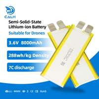 Batterie de drone à l'état solide haute énergie UAV 7C 3.6V 8000mAh, cellules Nmc, batterie polymère pour batterie de drone agricole