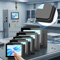 Panel PC Industrial Cuadrado de 8'', 8.4'', 10.4'', 12.1'', 15'', 17'', 19'' con Pantalla Táctil, Todo en Uno, Sin Ventilador, Computadora Integrada para HMI de Fábrica