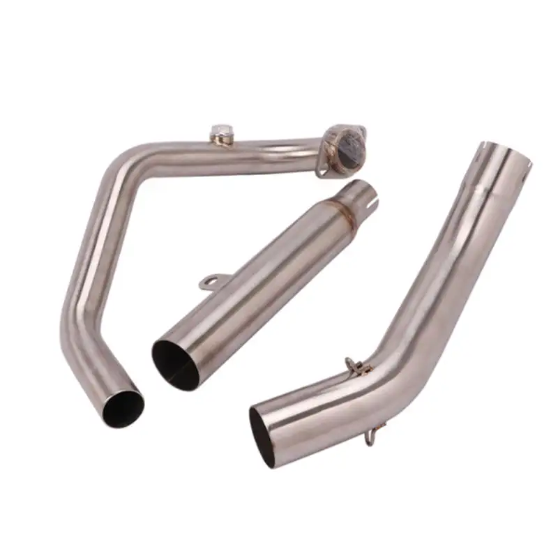 RTS Slip On For CFmoto NK250 NK 250 Nk250SR NK300SR Motorcycle Exhaust Escape Modified Mid Link Pipe Connecting Moto Muffler