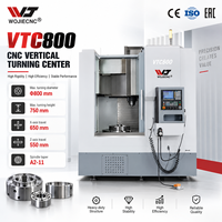 Centre de tournage vertical CNC WOJIE VTC800 – Tour de précision pour pièces à bride et disques