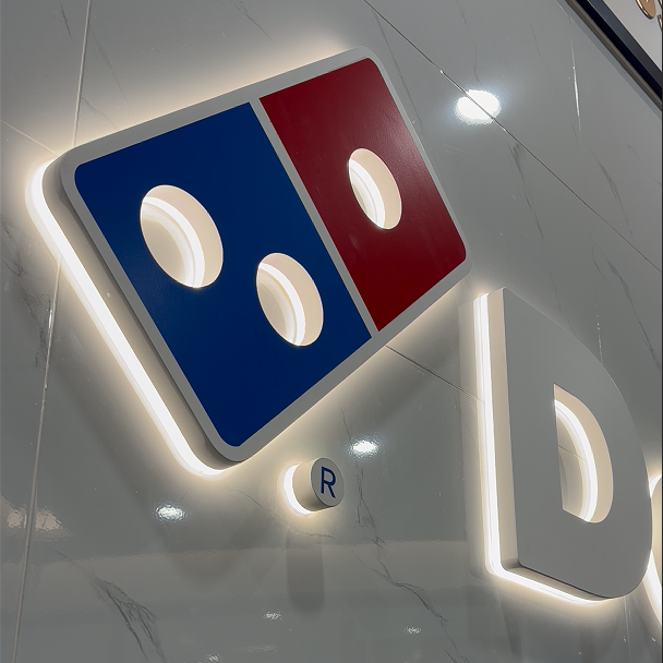 3D Lighting Acrylic LED Channel Letter Sign with Remote Control AC 110-220V Wall-Mounted Illuminated Backlit Decoration