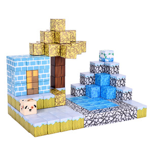 2025 Trending 3d blocco Set magnete il mio mondo cubi giocattoli bambini magia il mio mondo rosa principessa blocchi magnetici per bambino - Product Image 2