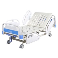 Lit d'hôpital manuel à deux manivelles et deux fonctions, en promotion