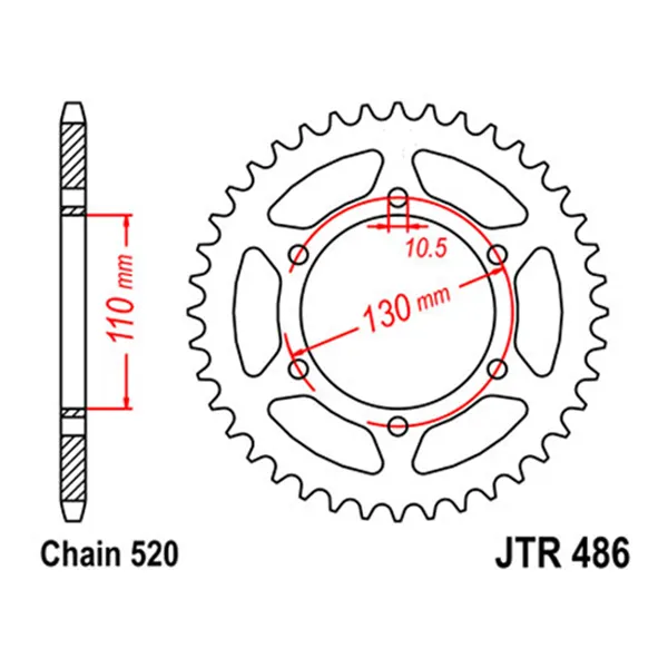 Motorrad-Kettenrad-Kit Modell für Kawasaki Ninja 400 Z400 GPZ 500 EX500 Ninja 500 Motor ketten räder