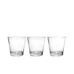 Juego de 3 Vasos de Agua, Línea Nadia, Vidrio Transparente, 250 ml - Product Image 1
