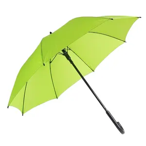 Promotion Advertising Custom 2024 Stick Straight Golf Umbrella Business Gift Luxury Straight Umbrella With Logo