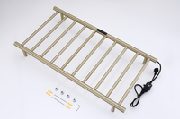 Toallero Eléctrico de Pared Elektriline Ratikuraam, Blanco Mate, 50x96.5cm, 10 Rieles, Acero Inoxidable 304