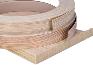 Nuevo tipo de cinta de ribete de pvc impermeable Línea de producción Pegamento cinta de bandas de borde de pvc para muebles de gabinete - Product Image 4