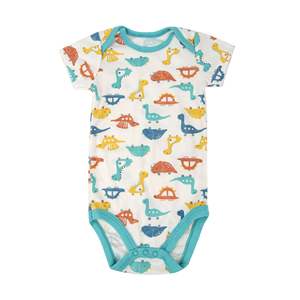 Ropa de Bebé de Manga Corta con Estampado de Dibujos Animados, Diseño Nuevo, Venta al por Mayor, Unisex, <span class=keywords><strong>Precio</strong></span> Competitivo - Product Image 3