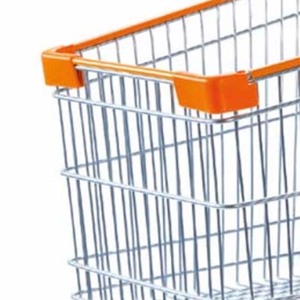 Keranjang & troli belanja logam gaya Asia tugas berat dengan 4 roda dan Pelapis bubuk pelapisan listrik - Product Image 4