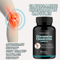 Capsules végétaliennes pour le soulagement des articulations, complément articulaire pour adultes avec curcuma, glucosamine, chondroïtine, soutien anti-inflammatoire, densité osseuse