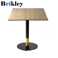 Plateau de table carré en marbre, utilisation intérieure et extérieure, bureau compact en stratifié
