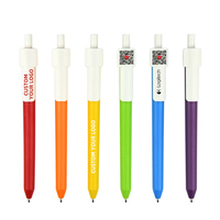Stylo gel publicitaire avec logo personnalisé, encre bleue/noire 0,5 mm, pour cadeaux promotionnels - Utilisation au bureau et à l'école