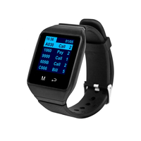 Bouton SOS d'urgence pour hôpital avec récepteur de bip de montre-bracelet, système d'appel sans fil, montre-pager pour restaurant, café, clinique