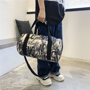 กระเป๋าเดินทางกีฬาแบบดัฟเฟิล คุณภาพสูง กันน้ำ ผลิตตามสั่ง ทำจากไนลอน แฟชั่น ทันสมัย พร้อมซิป - Product Image 3