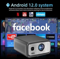 Proyector Láser Nativo 1080P para Cine en Casa, TV 3D, Teléfono, Juegos Inalámbricos, Wifi, Proyector 4K, Proyector Android de Alto Lumen