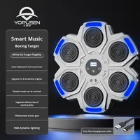 Mannequin d'entraînement de boxe musical intelligent pour la pratique de la cible murale à domicile - Utilisation pour les enfants