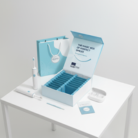 Boîte de rangement personnalisée en carton rigide pour aligneurs dentaires avec séparateurs TEPG pour aligneurs invisibles et gouttières de rétention, emballage en papier