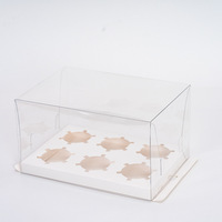 Offre Spéciale : Boîtes à Gâteaux en Plastique à 4/6/12 Cavités, Emballages pour Gâteaux, Gobelets en Papier, Outils d'Emballage pour Desserts de Fête, Mariage, Anniversaire
