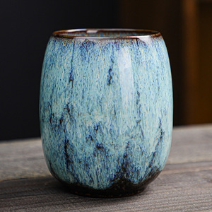 Tazze in <span class=keywords><strong>Ceramica</strong></span> Artigianali Retrò all'Ingrosso, Porcellana Araba del Medio Oriente, 170ml, Tazze per Caffè e Tè con Effetto Cangiante - Product Image 6