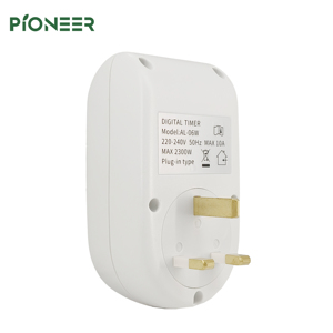 AL-06W 220V-240V 50Hz soket pengatur waktu Digital 2300W saklar kontrol waktu pintar tampilan LCD Plug 10A saklar pengatur waktu elektronik - Product Image 5