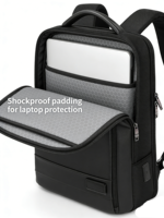 Sac à dos professionnel pour ordinateur portable avec logo personnalisé, faible MOQ, antivol, chargement USB, étanche, pour hommes, idéal pour les voyages d'affaires et l'école