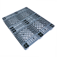 Palette Euro en plastique PP moulée par injection, empilable 4 directions, structure robuste, bac de stockage industriel pour entrepôt, taille personnalisée