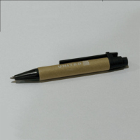 Stylo à bille écologique biodégradable 1,0 mm en plastique recyclé, papier kraft certifié FSC pour United Airlines Corporate