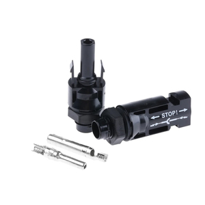 <span class=keywords><strong>Staubli</strong></span> ขั้วต่อ IP68 PV สำหรับแผงโซลาร์เซลล์สำหรับ <span class=keywords><strong>MC4</strong></span>ปลั๊กตัวผู้และตัวเมียพร้อมที่หุ้มไนล่อนสำหรับการจัดการสายเคเบิลพลังงานแสงอาทิตย์ - Product Image 1