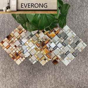 Tuile de mosaïque en verre de fleur d'usine pour la décoration à la maison de tuile de mosaïque de dosseret de cuisine avec la tuile de frontière de prix bas pour la cuisine - Product Image 3